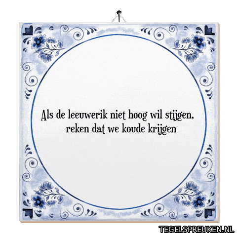 Winter Humor Sticker by Tegelspreuken.nl