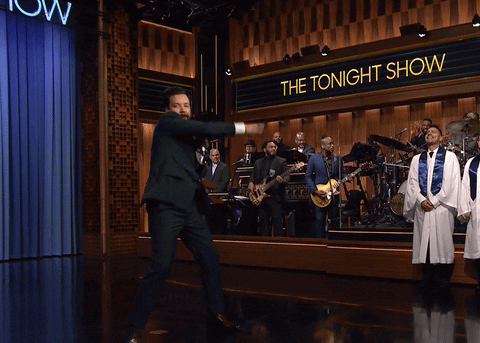 Pointing Dancing GIF by The Tonight Show Starring Jimmy Fallon