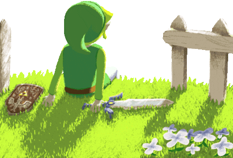 Resting The Legend Of Zelda Sticker