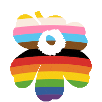 Rainbow Flower Sticker by Marimekko
