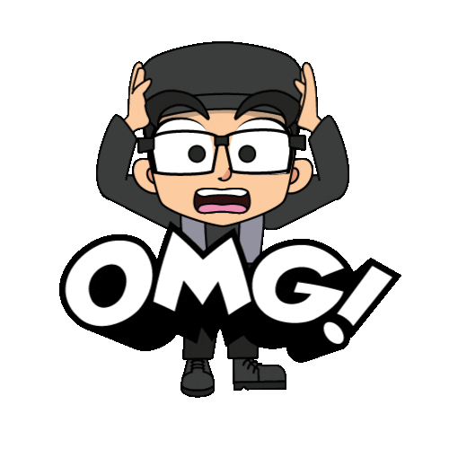 Oh My God Omg Sticker