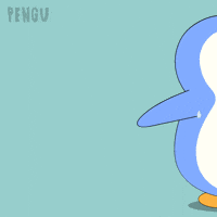 Scared Run GIF by Pudgy Penguins