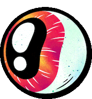 seankeetonart cartoon trippy psychedelic weird Sticker