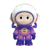 Astronaut Sticker by Huawei Cloud BR