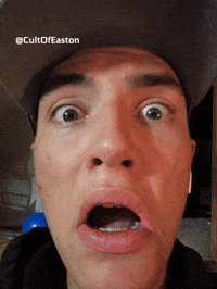 CultofEaston shocked chad mewing easton GIF