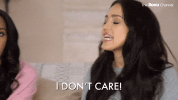 I DON'T CARE