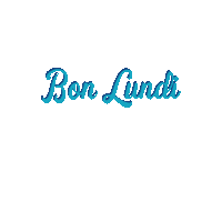 Monday Hello Sticker by La Menthe Bleue