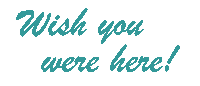 christine_hooper_shop rainbow holiday postcard wishyouwerehere Sticker