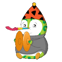 Happy Birthday Party Sticker by Pudgy Penguins
