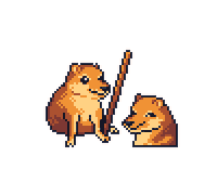 Pixel 8Bit Sticker
