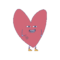 I Love You Hearts Sticker by CleverCodeLab