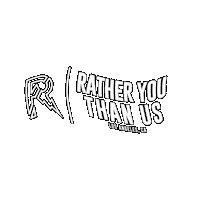 R Hyena Sticker by RYTU_