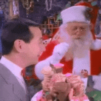 pee wee herman various tv christmas GIF by absurdnoise