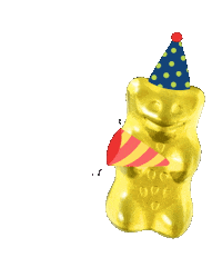 HARIBO_KOREA 행복 축하 생일 파티 Sticker