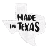 dimehandmade texas handmade barbecue south Sticker