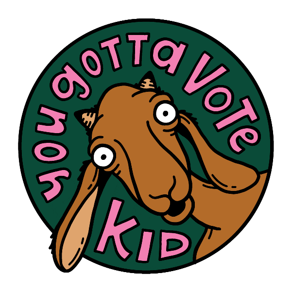 Vote Shellican Sticker