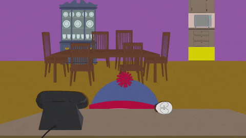 answering stan marsh GIF by South Park 