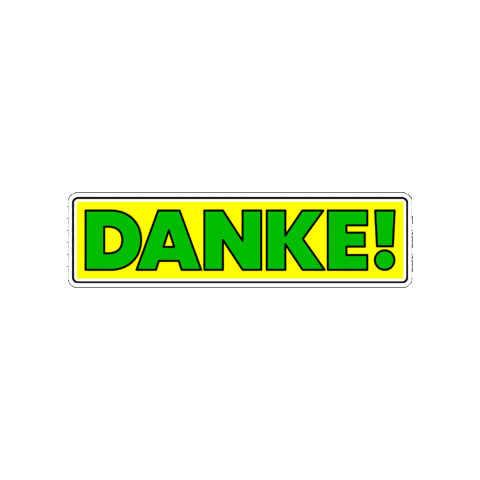 Danke Sticker by SFBerlin