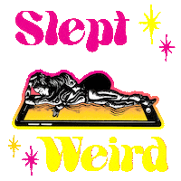 Sleep Scrolling Sticker