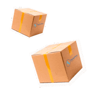 TreCuori pacchi scatole marketpass Sticker