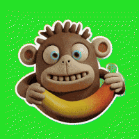 Hungry Monkey GIF