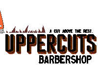Uppercutsnew Sticker by UPPERCUTS BARBERSHOP LTD - CANADA
