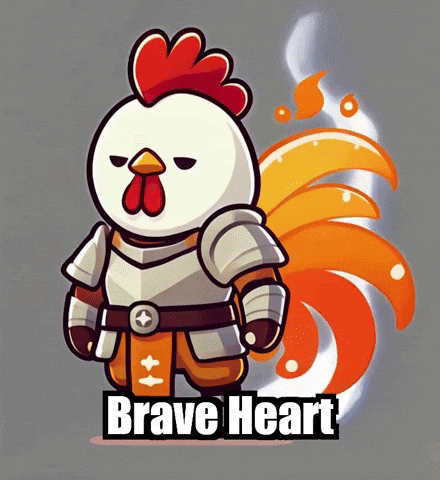 Brave Heart Wisdom GIF by Zorooster
