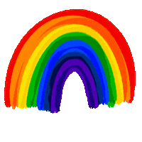 Happy Rainbow Sticker
