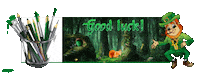 St Patricks Day Good Luck Sticker