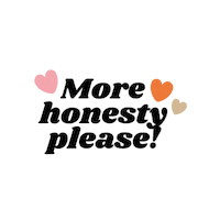 Behonest Sticker by Ginger Milk Natural Care