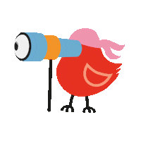 Festival Bird Sticker by Acoustic Lakeside