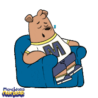 Sleepy Sticker by Meme World of Max Bear