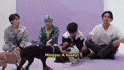 세븐틴 Puppy Interview GIF by BuzzFeed