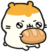 Happy Bread Loaf Sticker