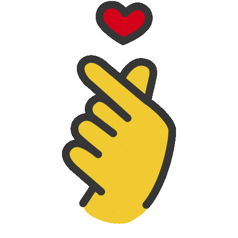 Heart Hand Sticker by iespfaculdades