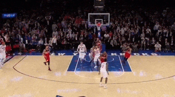 Slam Dunk Basketball GIF by NBA