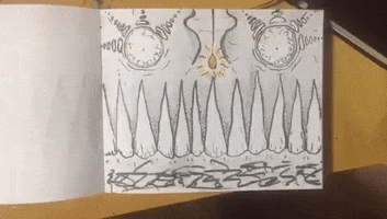 Blaga psychedelic trip birds mystery GIF
