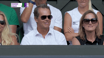 fan watching GIF by Wimbledon