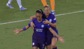 Womens Soccer Hug GIF by National Women's Soccer League