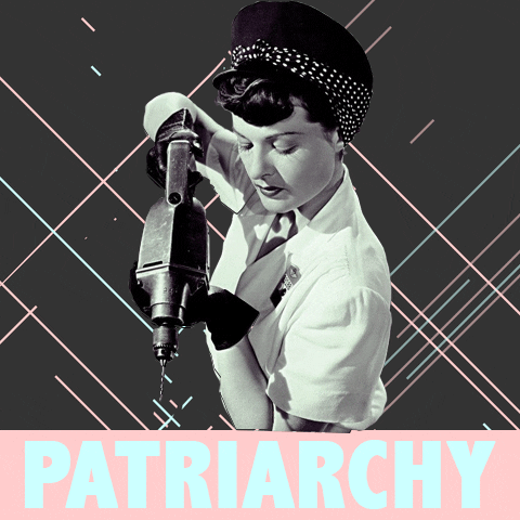 lalavralarva giphyupload vintage feminismo construccion GIF