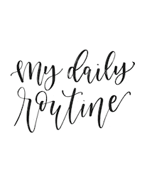 Daily Routine Sticker