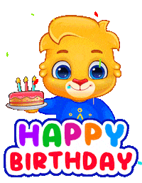 Happy Birthday Sticker by Lucas and Friends by RV AppStudios