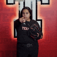 Victoria Valdez GIF by Texas Tech Softball