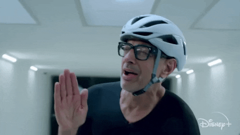 Episode 7 Bikes GIF by The World According to Jeff Goldblum | Disney+
