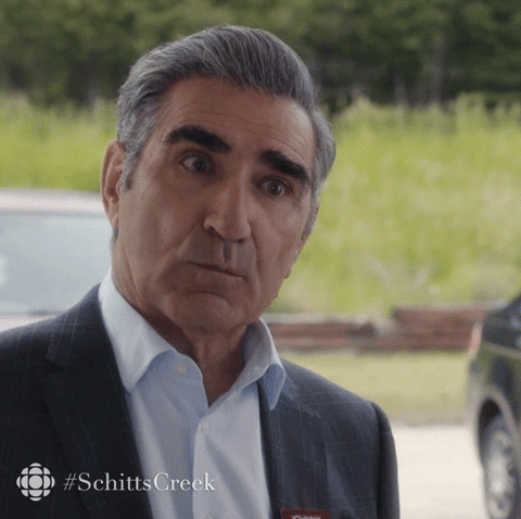 Schitts Creek Reaction GIF by CBC