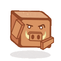 piglinhost reaction emoji minecraft host Sticker