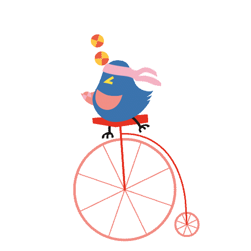 Festival Bird Sticker by Acoustic Lakeside