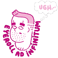 Gay Ugh Sticker by Gabriel Ebensperger