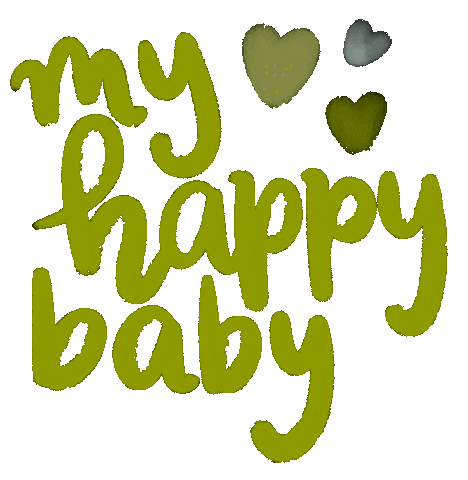 Happy Baby Hearts Sticker