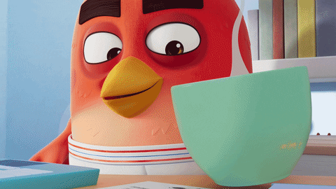 Shocked Coffee GIF by Angry Birds